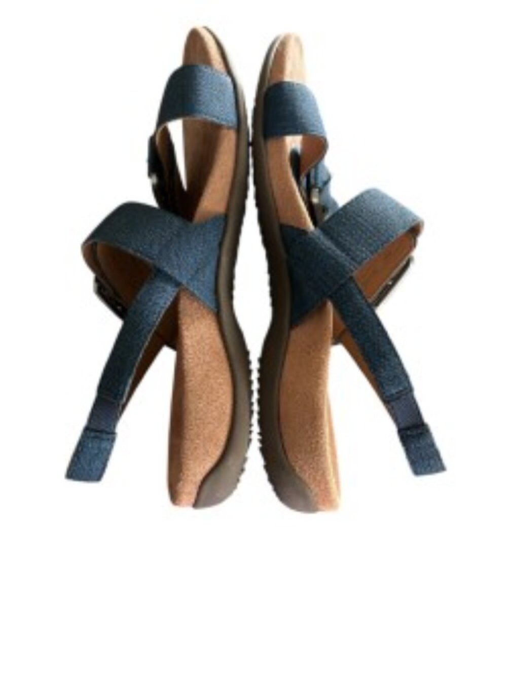 Vionic Reese Slingback Sandal in Denim Blue 9W - Picture 4 of 8